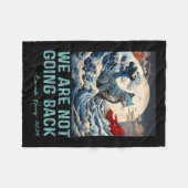 Keine Niedliche Welle von Blauen Katzen für Kamala Fleecedecke (Vorderseite (Horizontal))