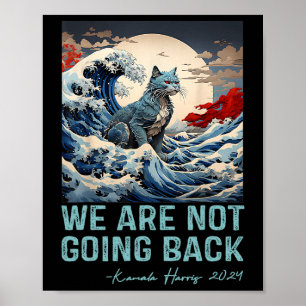 Keine Niedliche Welle von Blauen Katzen für Kamala Poster