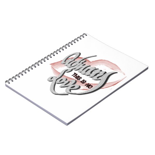 Keine normale Liebe, Notebook Notizblock (Linke Seite)