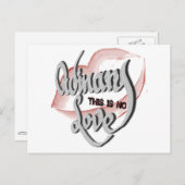 Keine normale Liebe, Postkarte (Vorne/Hinten)