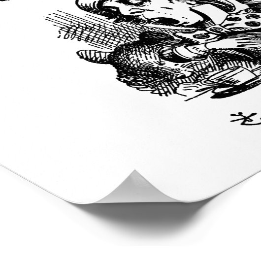 Keine Notwendigkeit, mich verrückt lustig zu mache Poster (Ecke)