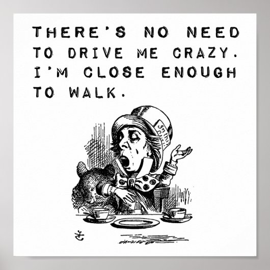 Keine Notwendigkeit, mich verrückt lustig zu mache Poster (Vorne)