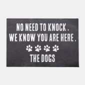 Keine Notwendigkeit, rustikalen Personalisierten H Fußmatte (Vorderseite)