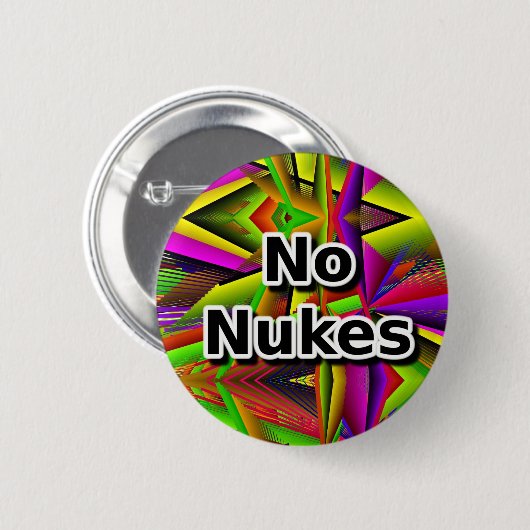Keine Nukes Button (Vorne & Hinten)