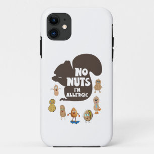 Keine Nüsse Ich bin allergische Erdnuss Allergie B Case-Mate iPhone Hülle