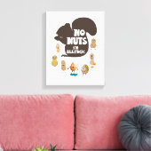 Keine Nüsse Ich bin allergische Erdnuss Allergie B Leinwanddruck (Insitu (Wohnzimmer))