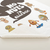 Keine Nüsse Ich bin allergische Erdnuss Allergie B Sherpadecke (3/4)