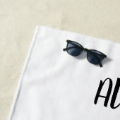 Keine Nüsse Ich bin allergische Erdnuss Allergie B Strandtuch (Beispiel)