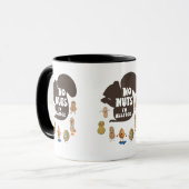 Keine Nüsse Ich bin allergische Erdnuss Allergie B Tasse (Vorderseite Links)