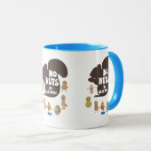 Keine Nüsse Ich bin allergische Erdnuss Allergie B Tasse (VorderseiteRechts)