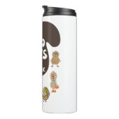 Keine Nüsse Ich bin allergische Erdnuss Allergie B Thermosbecher (Nach rechts gedreht)