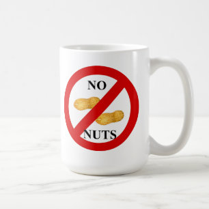 Keine Nüsse Kaffeetasse