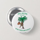 Keine nuts Allergie scherzt Knopf! Button (Vorne & Hinten)