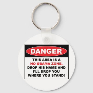 Keine Obama-Zone Schlüsselanhänger
