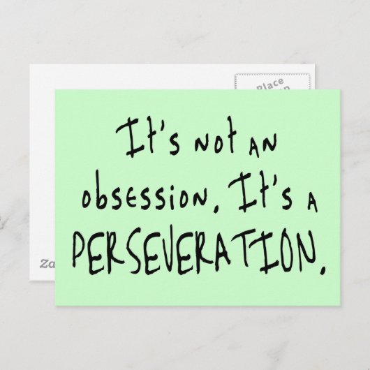 Keine obskure Postkarte (Vorne/Hinten)