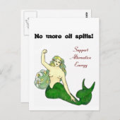 Keine Ölkatastrophen mehr! G Postkarte (Vorne/Hinten)