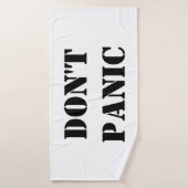 Keine Panik Badehandtuch (Badehandtuch)