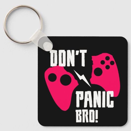 Keine Panik beim BH-Gaming Schlüsselanhänger (Vorderseite)