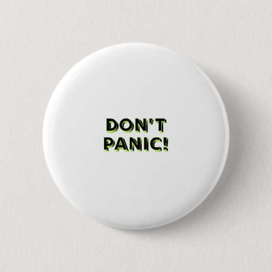 Keine Panik Button (Vorderseite)