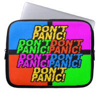 Keine Panik! Ein individueller Laptop-Ärmel