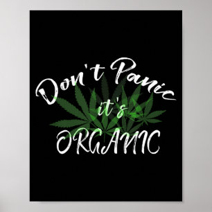 Keine Panik, es ist Bio Lustige Zitate Shirt Poster