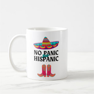 Keine Panik Hispanic Heritage Month Lustig Hispani Kaffeetasse