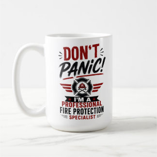 Keine Panik, ich bin Brandschutzspezialist Kaffeetasse