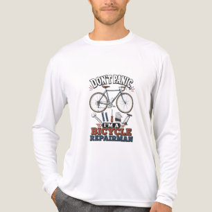 Keine Panik, ich bin Fahrradmechaniker Tri-Blend Shirt