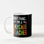Keine Panik, ich bin Tagesstättenlehrer - Kinderbe Kaffeetasse (Links)