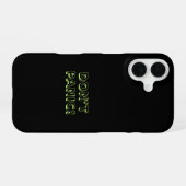 Keine Panik iPhone 16 Hülle (Rückseite (Horizontal))