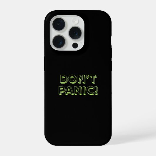 Keine Panik iPhone Hülle (Rückseite)