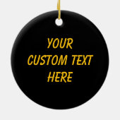 Keine Panik! Keramik Ornament (Hinten)