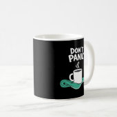 Keine Panik mit Handtuch Kaffeetasse (VorderseiteRechts)