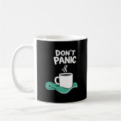 Keine Panik mit Handtuch Kaffeetasse (Links)
