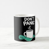 Keine Panik mit Handtuch Kaffeetasse (VorderseiteRechts)