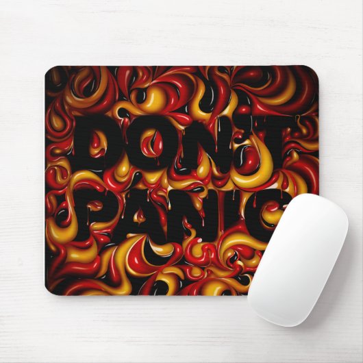 keine Panik Mousepad (Mit Mouse)