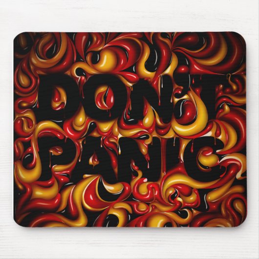 keine Panik Mousepad (Vorne)