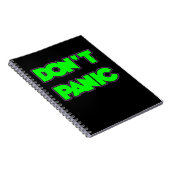 Keine Panik Notizblock (Rechte Seite)