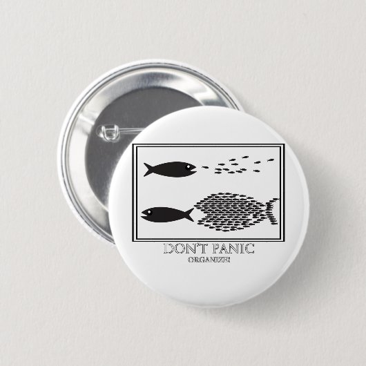 Keine Panik organisieren! Button (Vorne & Hinten)