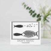 Keine Panik organisieren! Postkarte (Stehend Vorderseite)