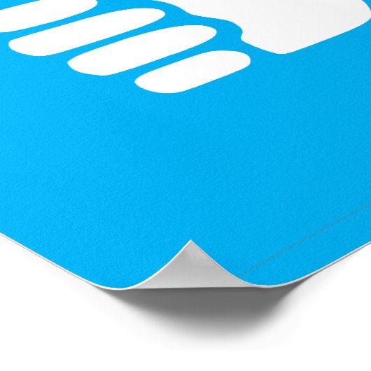 keine Panik Poster (Ecke)