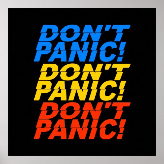Keine Panik! Poster! Poster (Vorne)