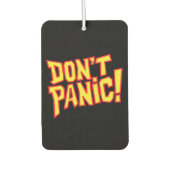 Keine Panikkühler Autolufterfrischer (Vorderseite)