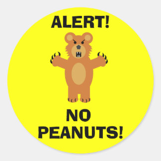 KEINE PANUEN! RUNDER AUFKLEBER