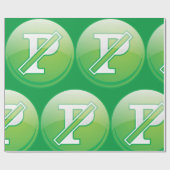 Keine Parkplätze Geschenkpapier (Flach)