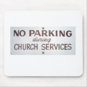 Keine Parkplätze Mousepad (Vorne)