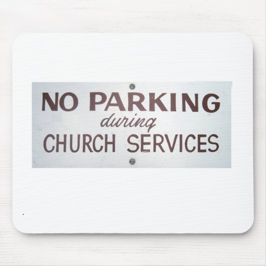 Keine Parkplätze Mousepad (Vorne)