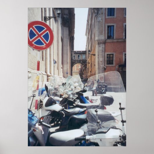 Keine Parkplätze Poster (Vorne)