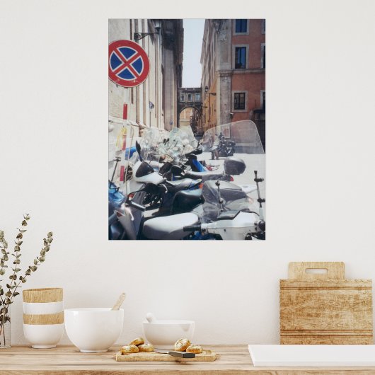 Keine Parkplätze Poster (Küche)