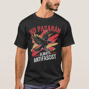 Keine paschanische antifaschistische Freiheit des T-Shirt